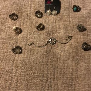 Rings brackets earrings